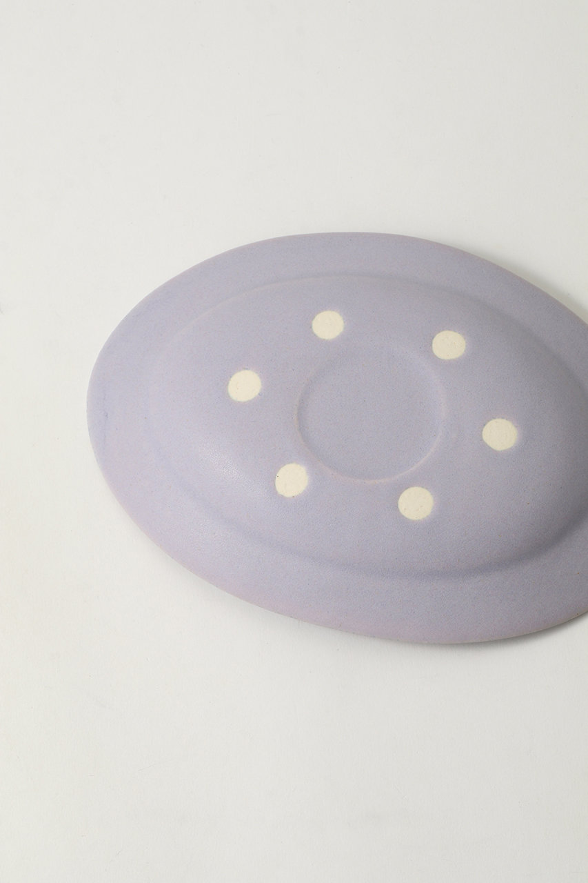 【未使用】Awabi ware アワビウェア　オーバル皿 パープル Awabi ware(あわびウェア)｜オーバル皿 S/パープル の通販