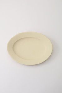 Awabi ware(あわびウェア)｜オーバル皿 S/アイボリー の通販｜ELLESHOP
