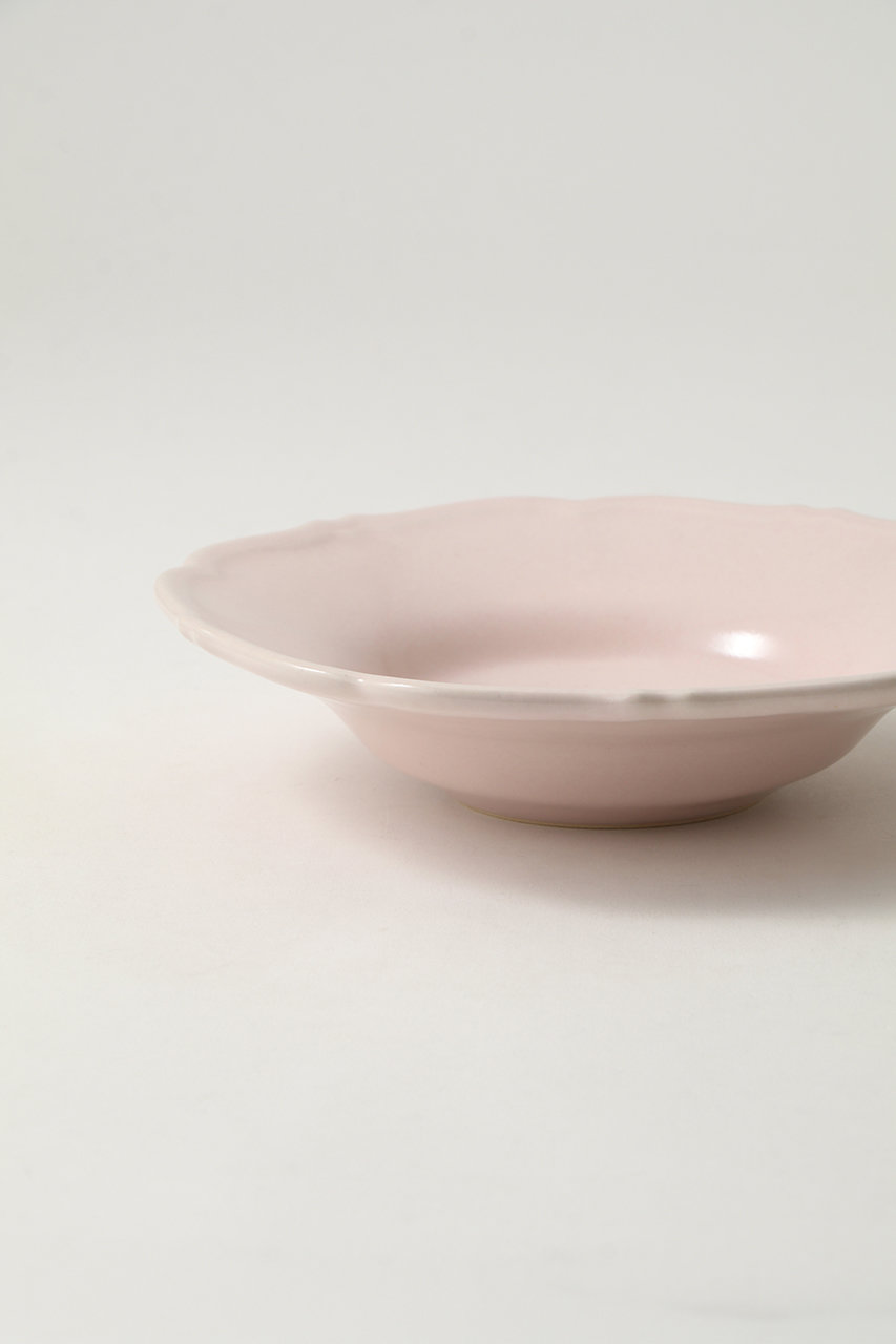 Awabi ware(あわびウェア)｜輪花中深皿/ピンク の通販｜ELLESHOP