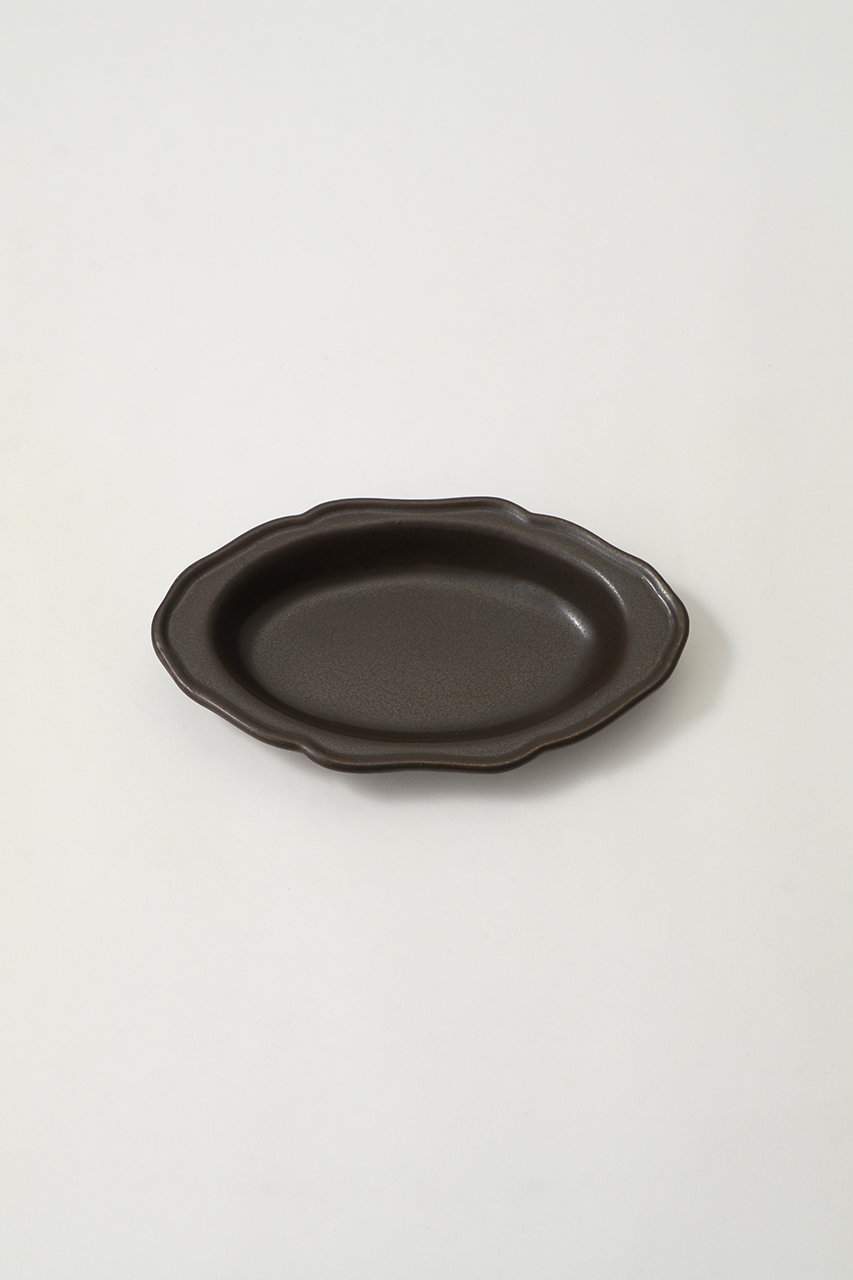 Awabi ware(あわびウェア)｜耐熱グラタン皿 S/黒マット の通販