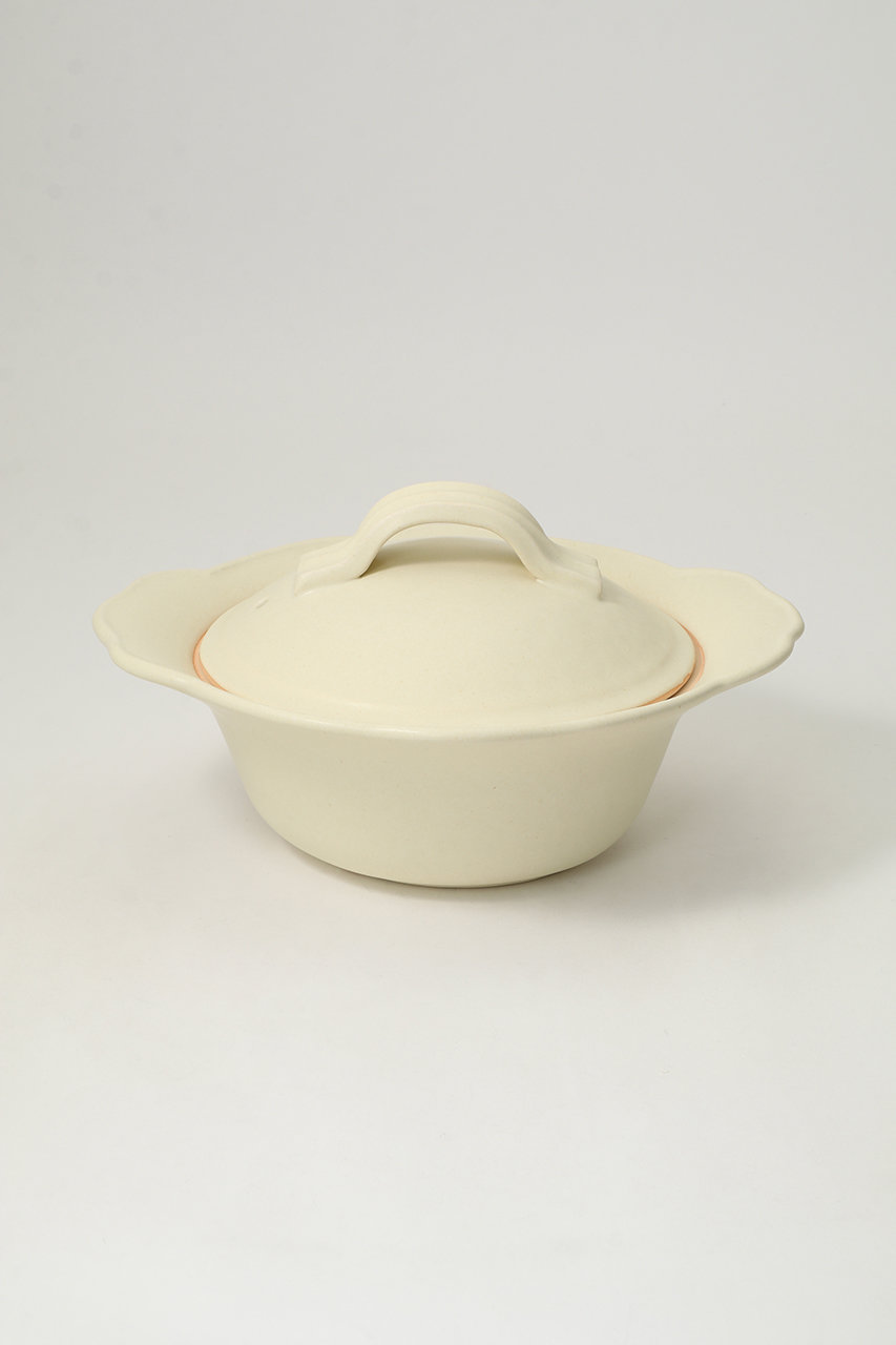 あわびウェア/Awabi wareの耐熱ココット鍋(アイボリー/H01-004)