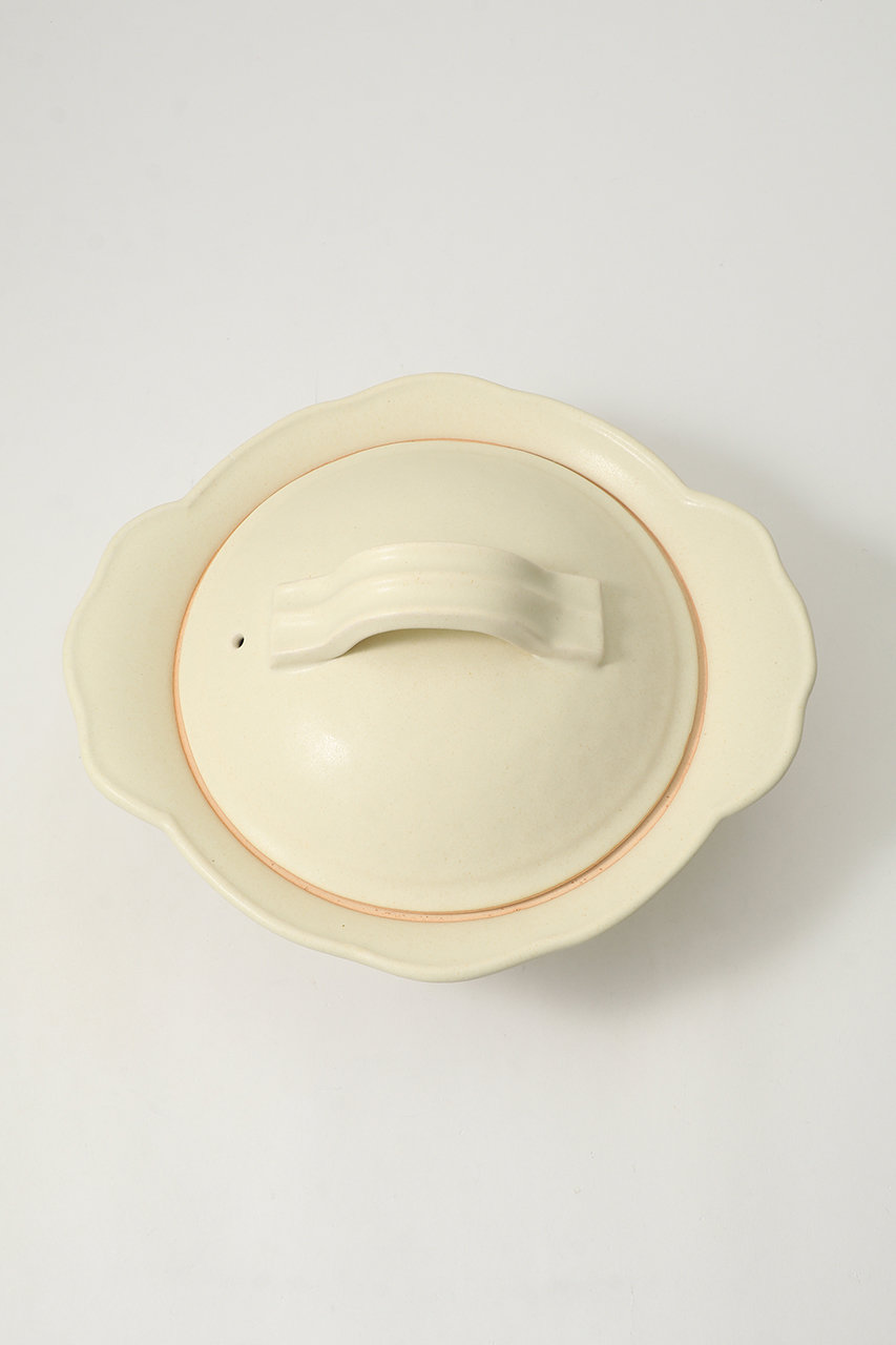 Awabi ware(あわびウェア)｜耐熱ココット鍋/アイボリー の通販