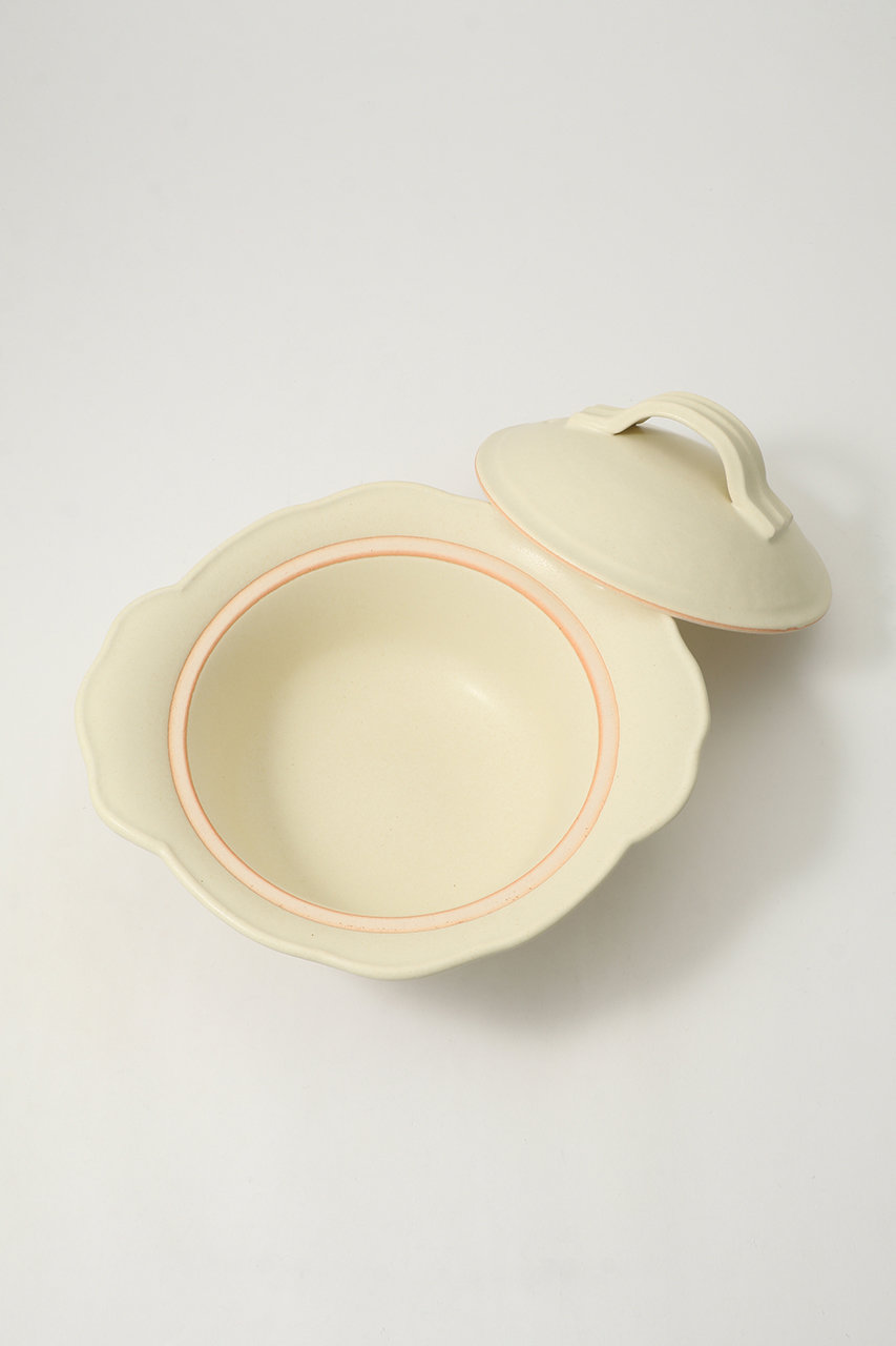 Awabi ware(あわびウェア)｜耐熱ココット鍋/アイボリー の通販