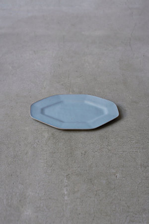 アメノイエ/amenoieのmarais 八角プレート取皿 赤土(510100/510101)