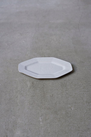 アメノイエ/amenoieのmarais 八角プレート取皿 赤土(510100/510101)