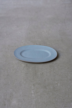 アメノイエ/amenoieのmarais 楕円プレート取皿 赤土(510100/510101)