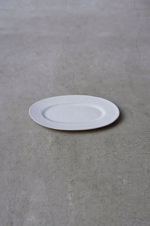 アメノイエ/amenoieのmarais 楕円プレート取皿 赤土(510100/510101)