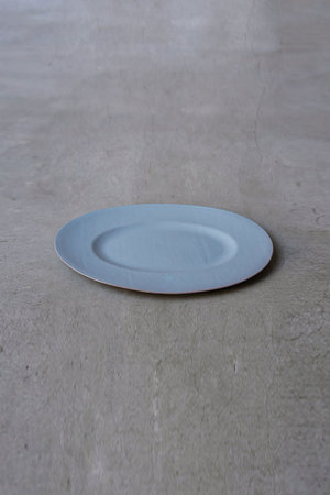 アメノイエ/amenoieのmarais 楕円プレート大 赤土(510100/510101)