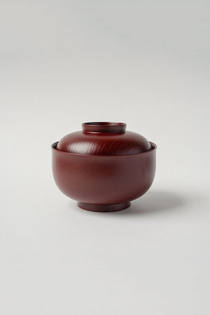 アメノイエ/amenoieの土直漆器×アメノイエ 蓋付椀(510100/510101)