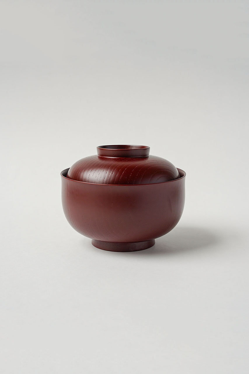amenoie(アメノイエ)｜土直漆器×アメノイエ 蓋付椀/古代朱 の通販