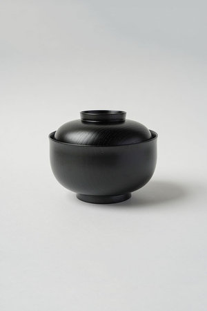 アメノイエ/amenoieの土直漆器×アメノイエ 蓋付椀(510100/510101)
