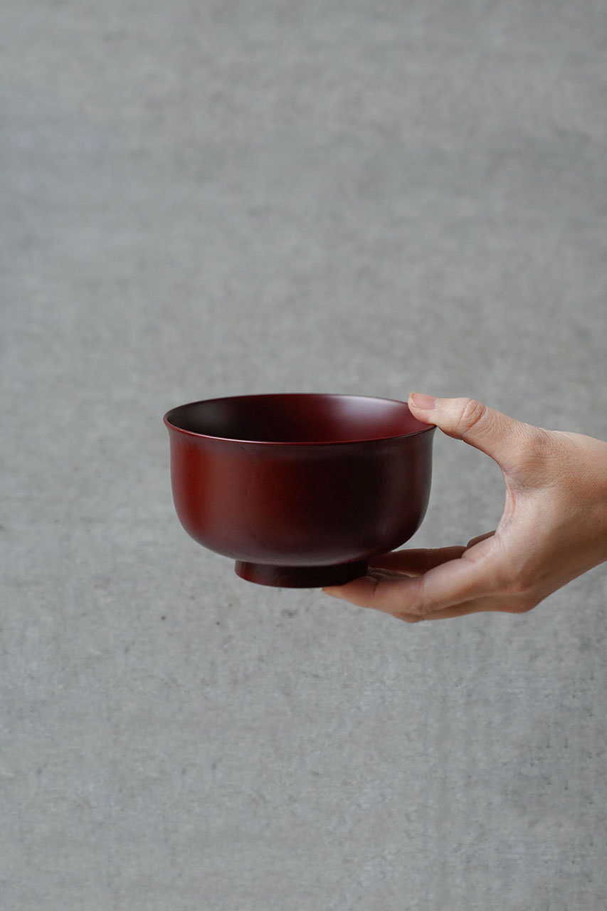 amenoie(アメノイエ)｜土直漆器×アメノイエ 汁椀/古代朱 の通販