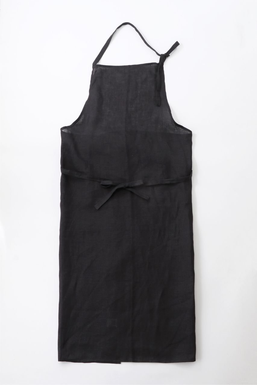 リネンアンドデコール/LINEN & DECORのJonas エプロン ロング(ブラック/-)