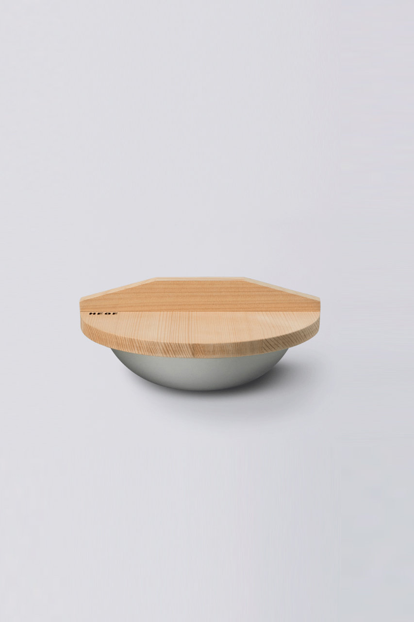 Φ250直火鍋（木蓋付き）セット