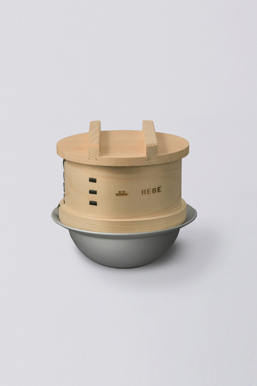 釜浅商店×HEGE 和せいろ＋Φ176直火リムボウル