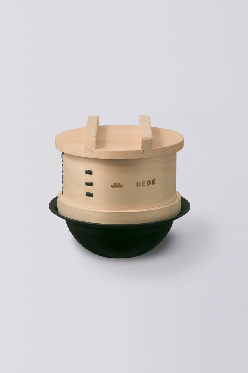 釜浅商店×HEGE 和せいろ＋Φ176直火リムボウル