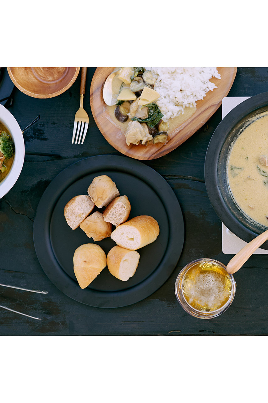 HEGE(ヘゲ)｜Φ250直火深鍋 -Take HEGE Outside-/ブラック の通販