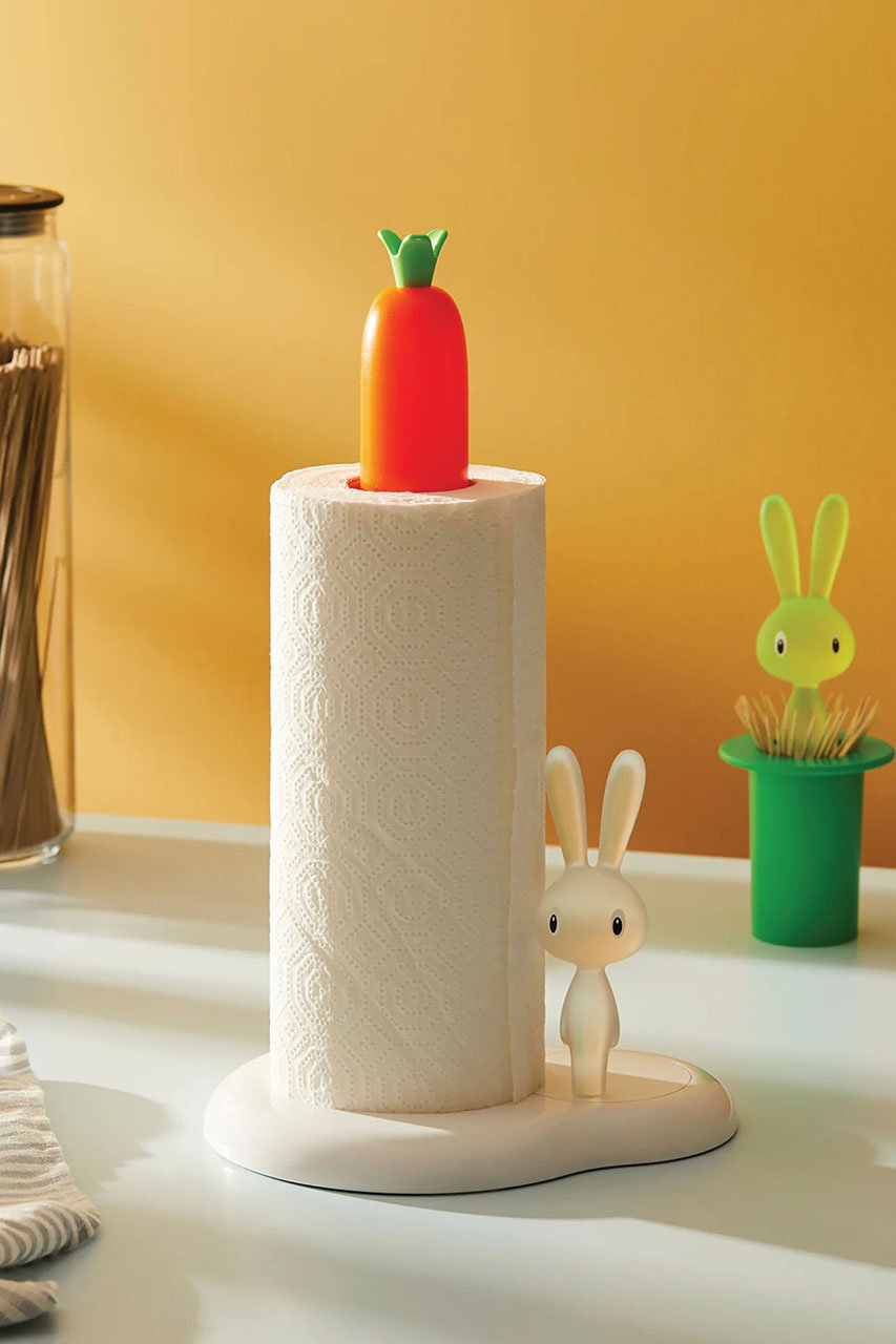 ALESSI(アレッシ)｜BUNNY & CARROT キッチンペーパーホルダー/グリーン