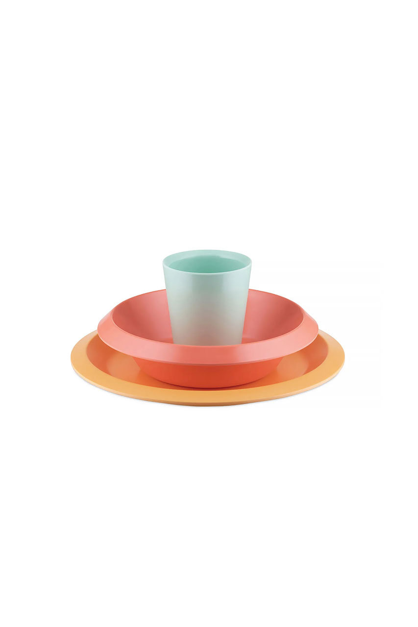ALESSI(アレッシ)｜GIRO KIDS キッズ用食器セット/オレンジ の