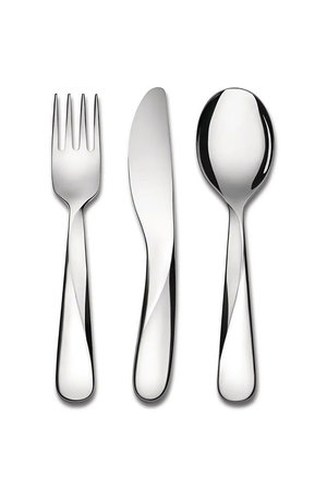 アレッシ/ALESSIのGIRO KIDS キッズ用カトラリーセット(510100/510104)