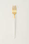 GOA テーブルフォーク クチポール/Cutipol ホワイト×ゴールド