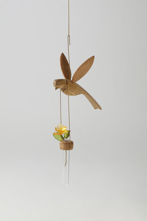 『鳥のフラワーベース』