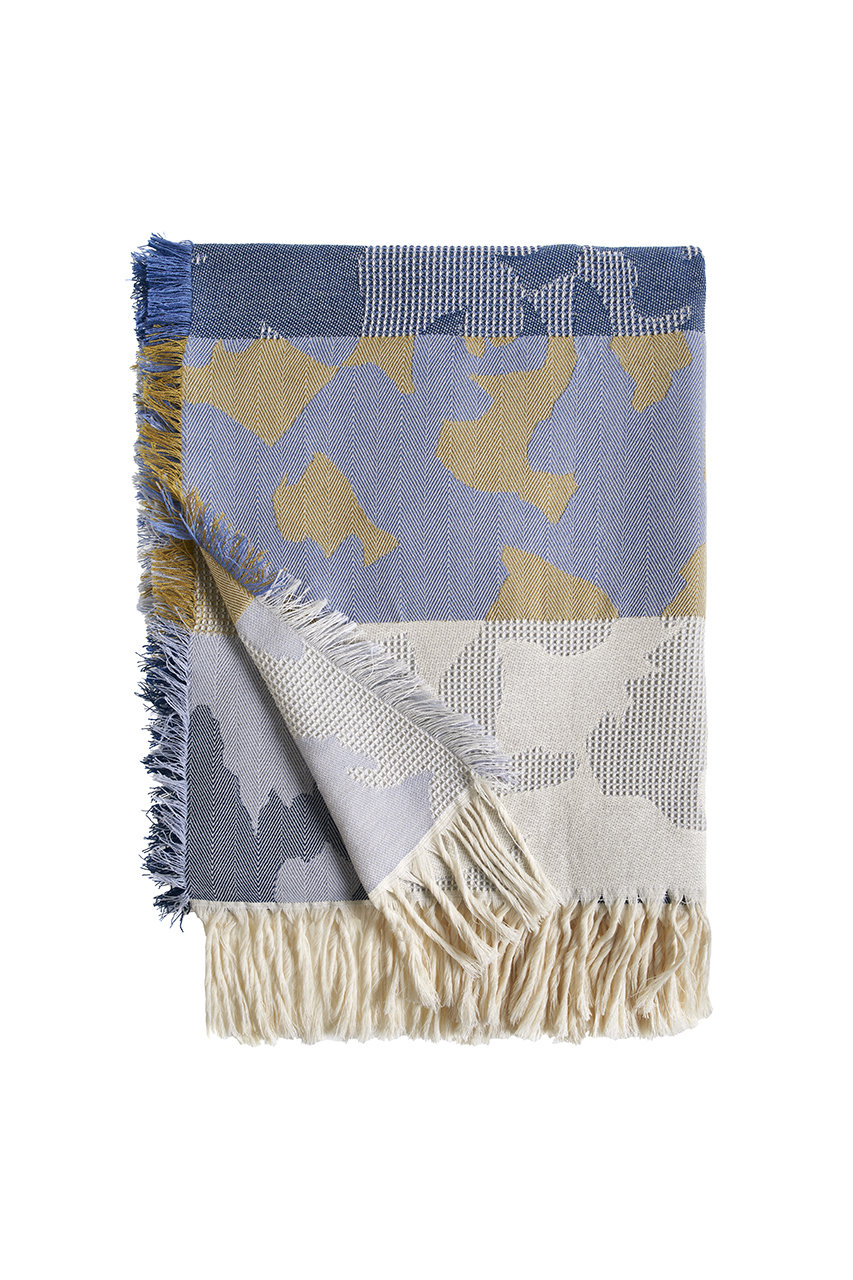 プレスナーパターンズ/PLESNER PATTERNSのHeritage Throw【メーカー取り寄せ】(ブルー/-)