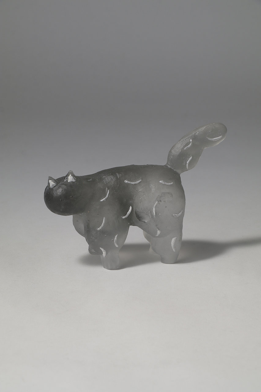 アダチ トモエ/Tomoe Adachiの【受注生産】【安達知江】ねこ(-/-)