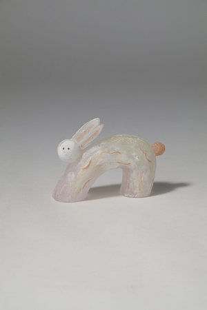 アダチ トモエ/Tomoe Adachiの【受注生産】【安達知江】うさぎ