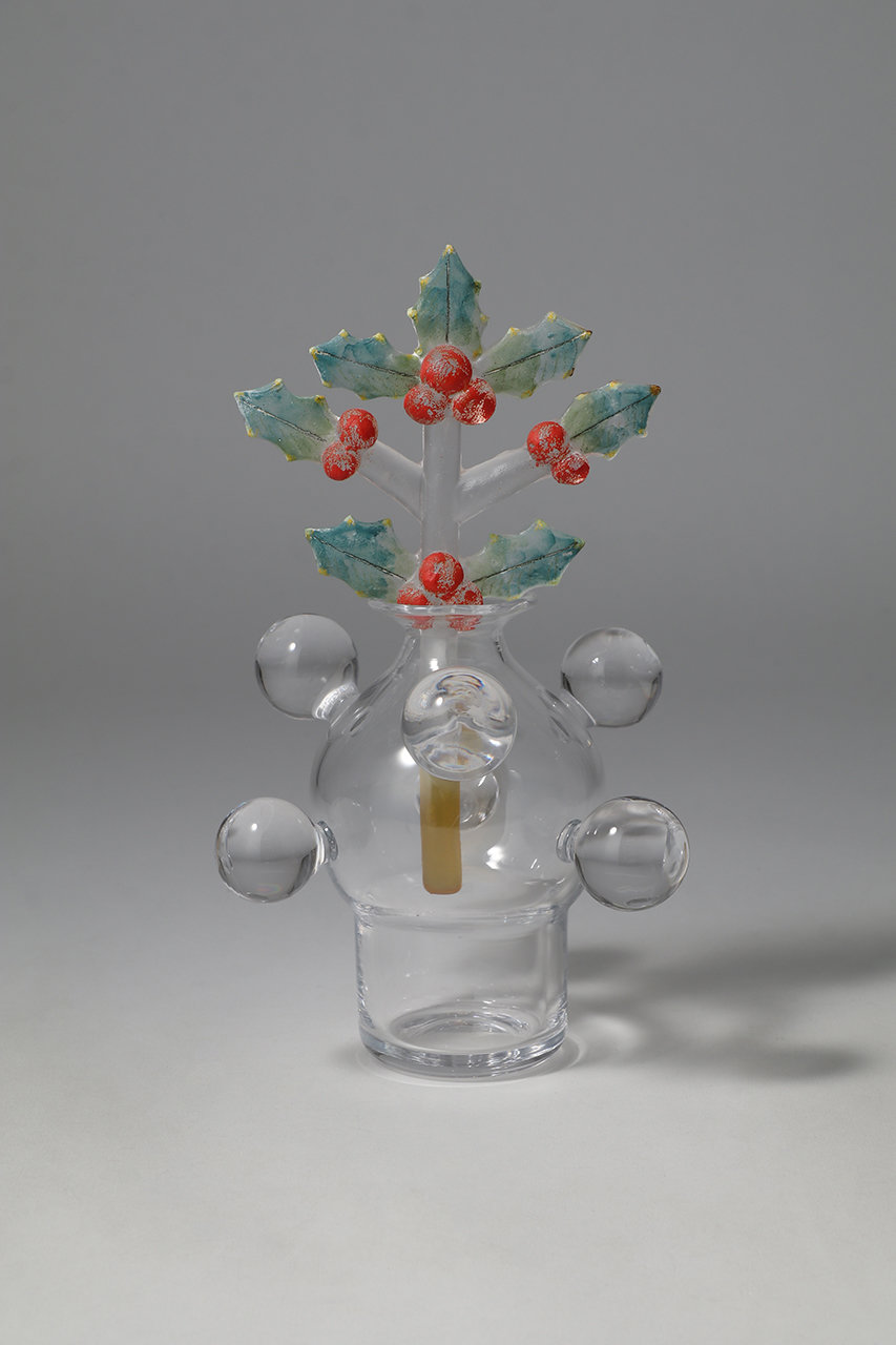 アダチ トモエ/Tomoe Adachiの【受注生産】【安達知江】水滴花びんとヒイラギ(-/-)