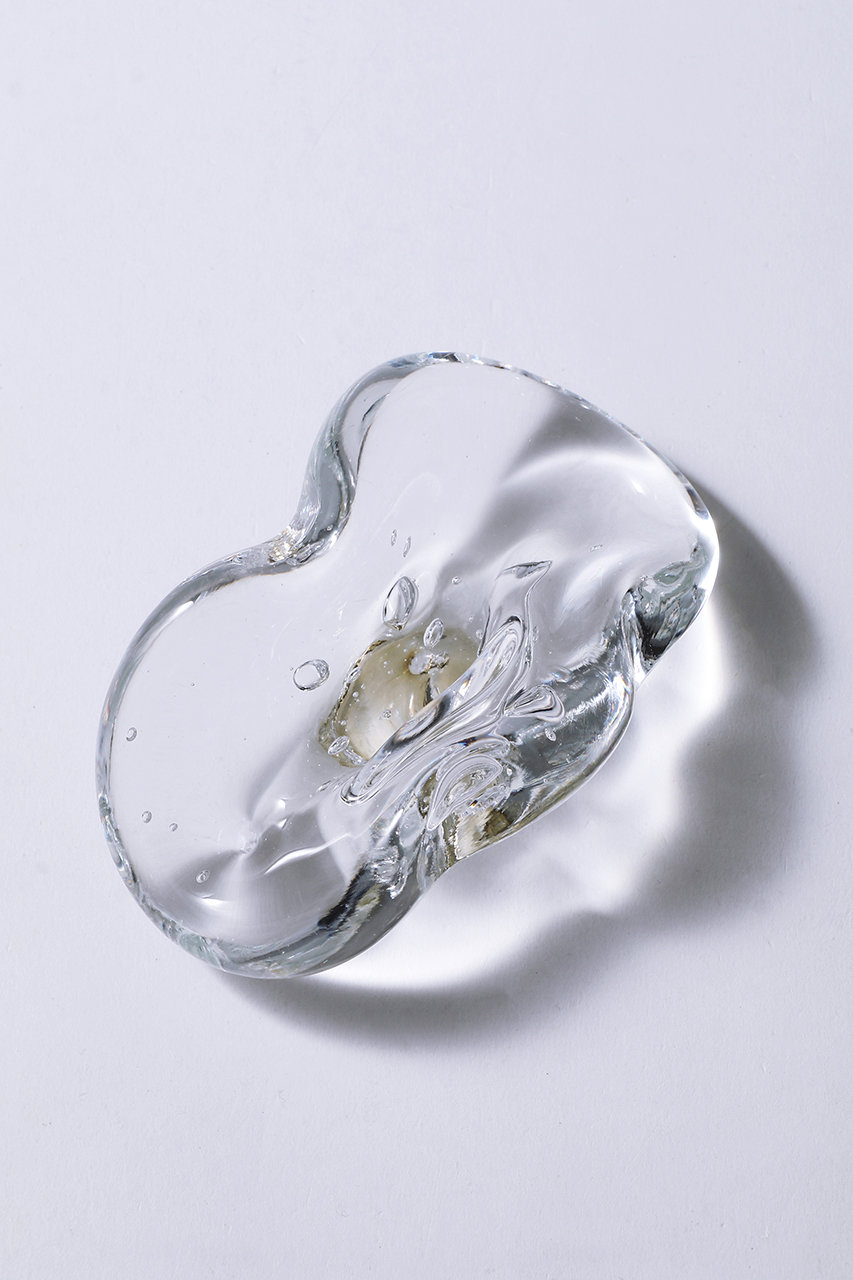 ラン/LANのglass tray M(A クリア/-)
