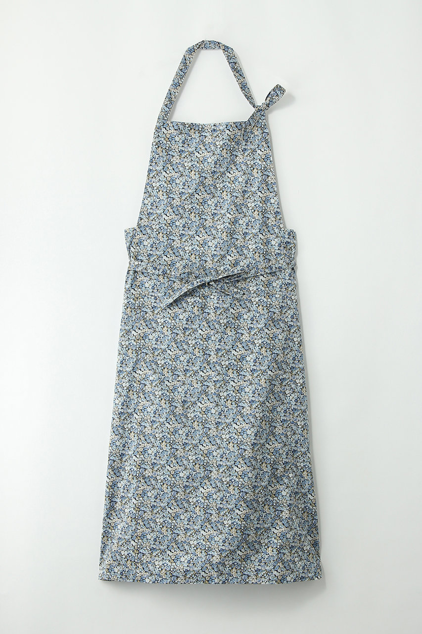 エプロンショウカイ/エプロン商会のSQUARE APRON(LIBERTY Chive blue/-)