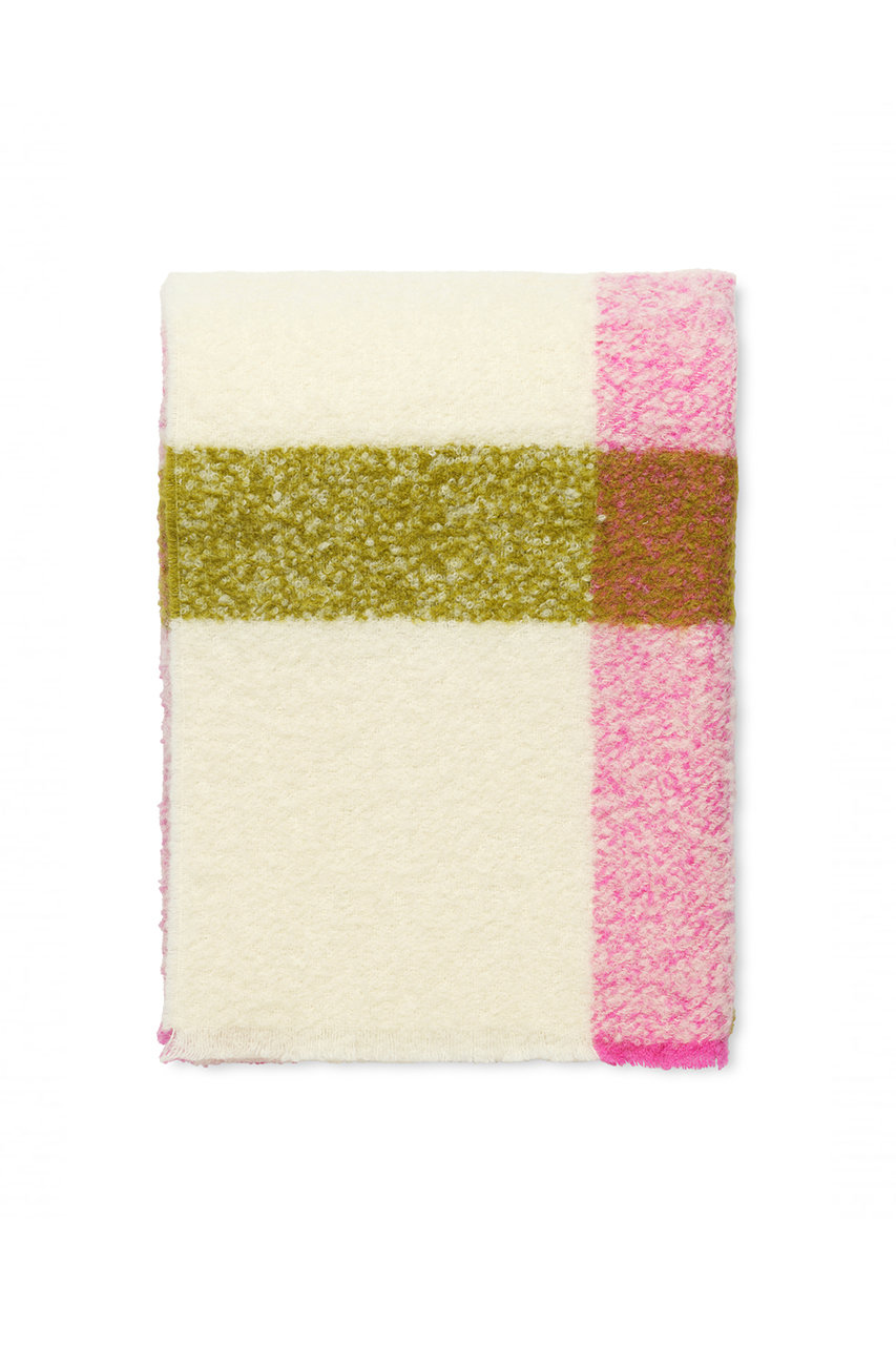 エルヴァン デンマーク/elvang DenmarkのLava スロー(アイボリー／ピンク／ブラウン/600017-Fucsia/Green)