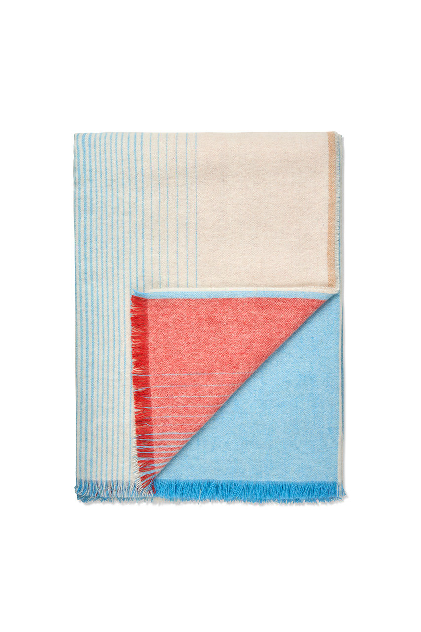 エルヴァン デンマーク/elvang DenmarkのCarte Postale スロー by Inga Sempe(ホワイト／ブルー/70015)