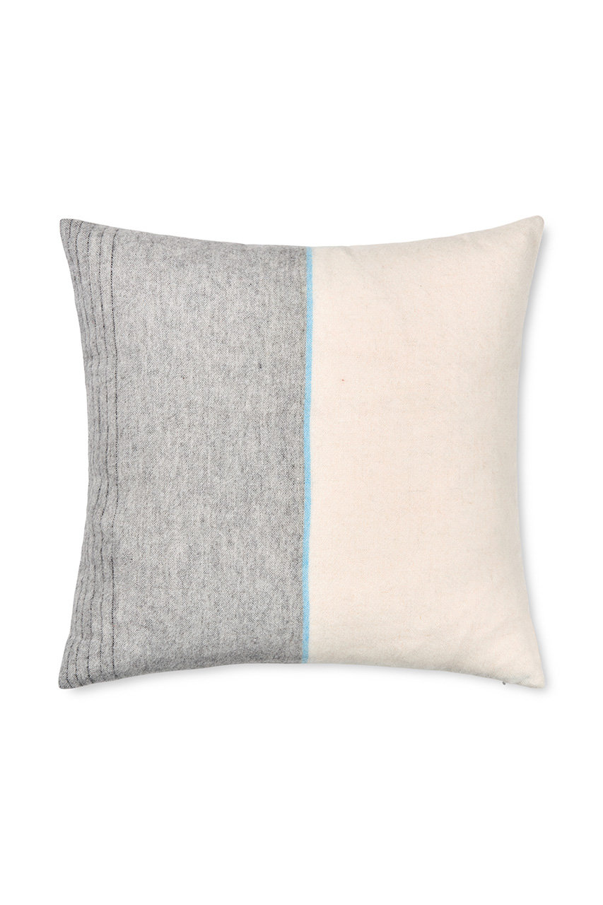 エルヴァン デンマーク/elvang DenmarkのCarte Postale クッションカバー 50×50cm by Inga Sempe(グレー／ホワイト／ブルー/96005)