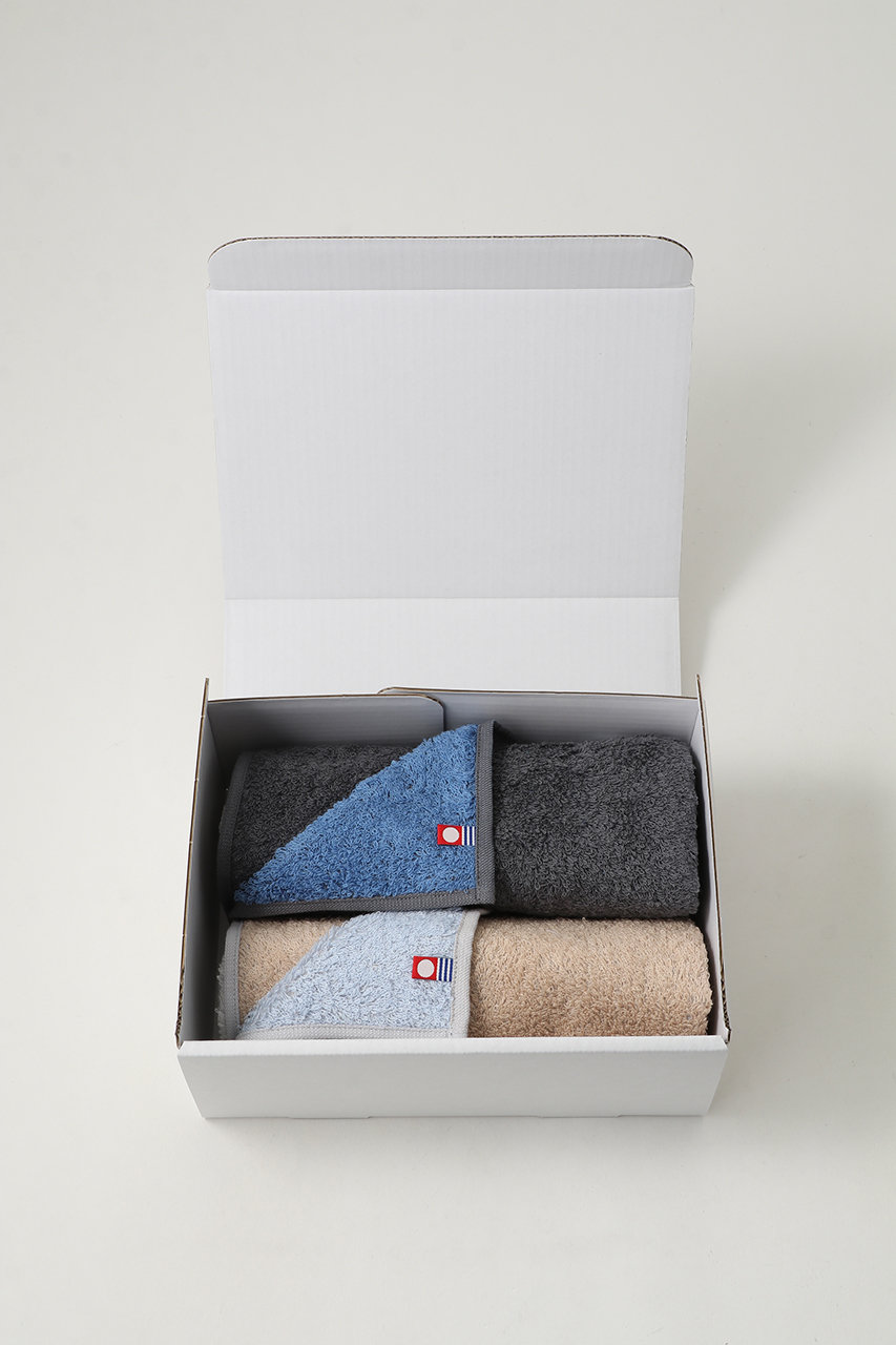 ムスタキビ/Mustakiviのギフトセット いろは フェイスタオル2枚(すずらん×つゆくさ/2269905)