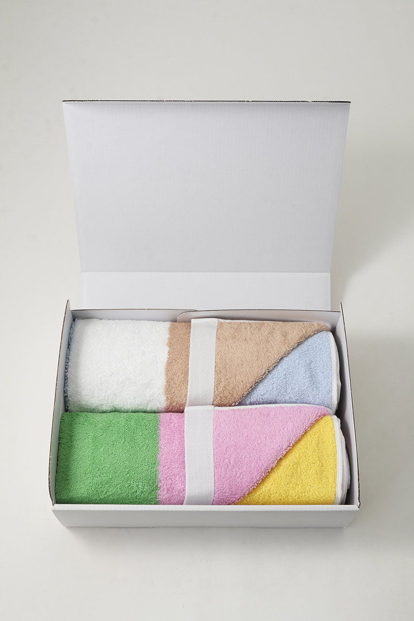 ムスタキビ/Mustakiviのギフトセット いろは バスタオル2枚(れんげ×すずらん/2269908)