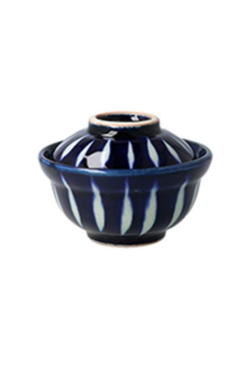 ミノ ドンブリ/MINO DONBURIの蓋付き豆どんぶり S(呉須藍十草/116492)