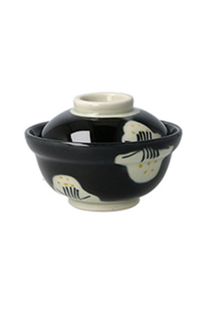 ミノ ドンブリ/MINO DONBURIの蓋付き豆どんぶり M 椿(510100/510101)