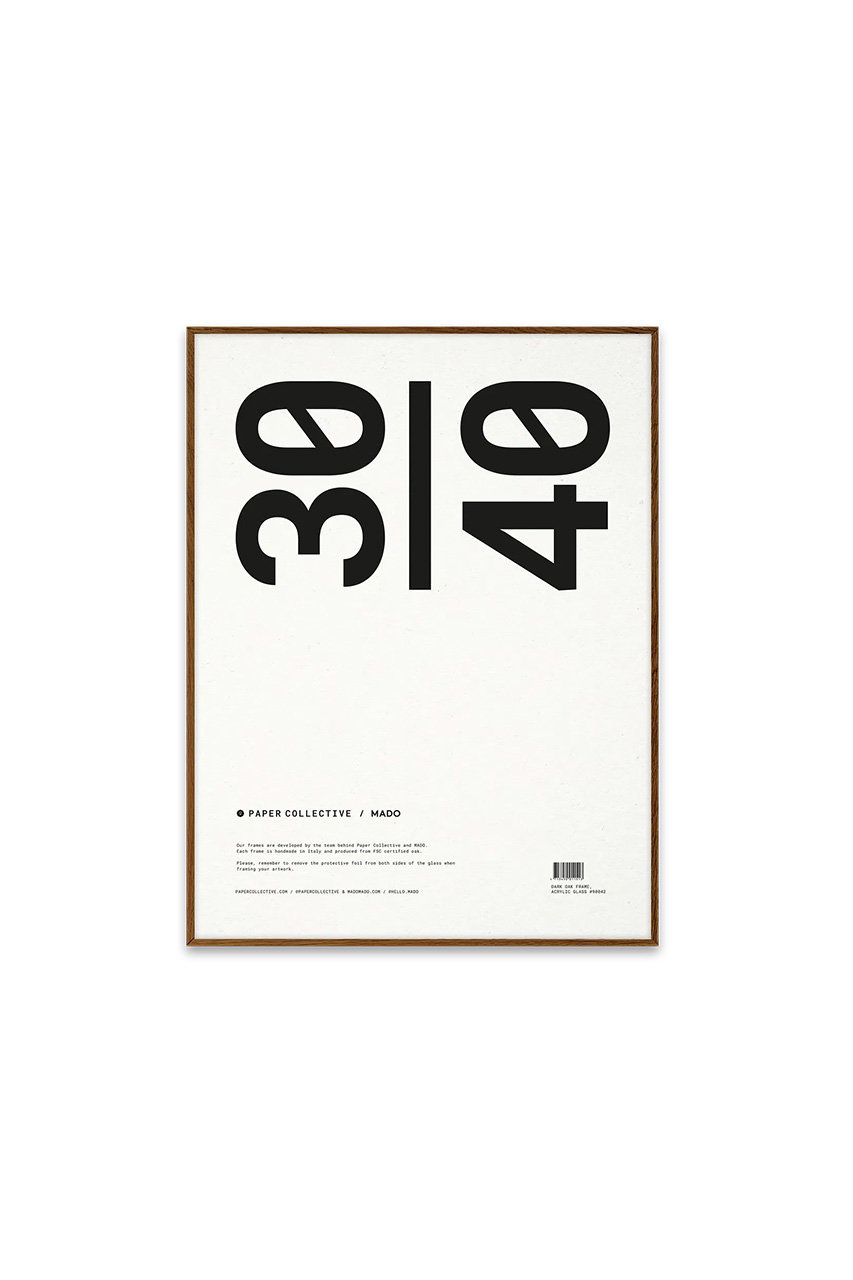 ペーパーコレクティブ/PAPER COLLECTIVEのフレーム 30×40cm【メーカー取り寄せ】(ダークオーク/90022)