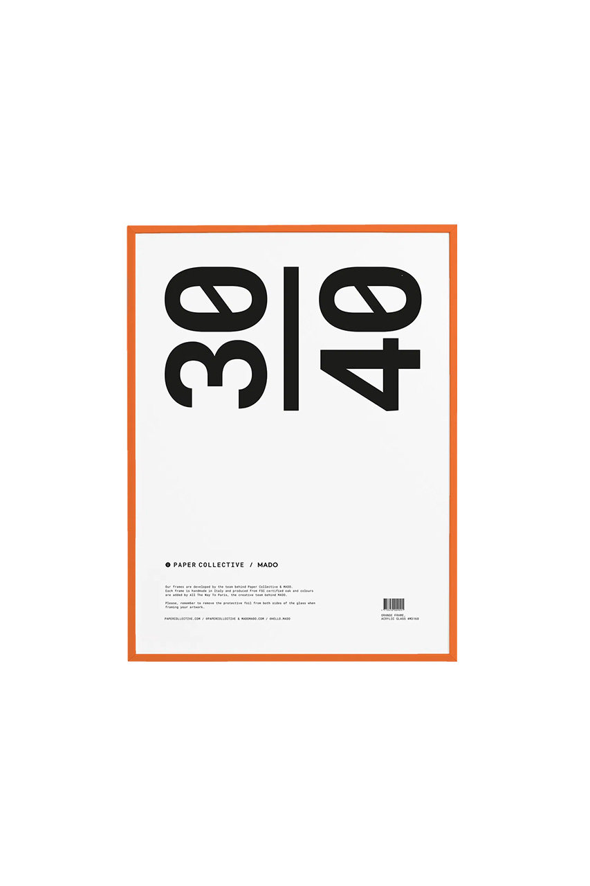 ペーパーコレクティブ/PAPER COLLECTIVEのフレーム 30×40cm【メーカー取り寄せ】(オレンジ/90045)