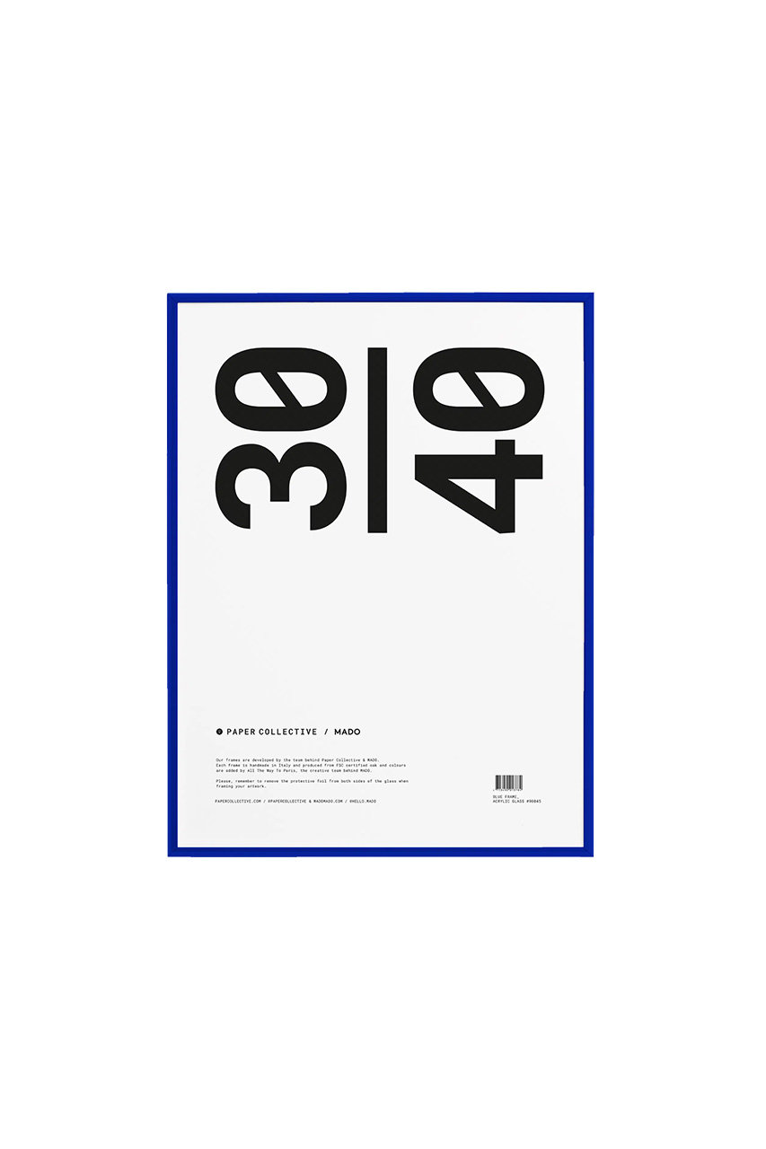 ペーパーコレクティブ/PAPER COLLECTIVEのフレーム 30×40cm【メーカー取り寄せ】(ブルー/90045)