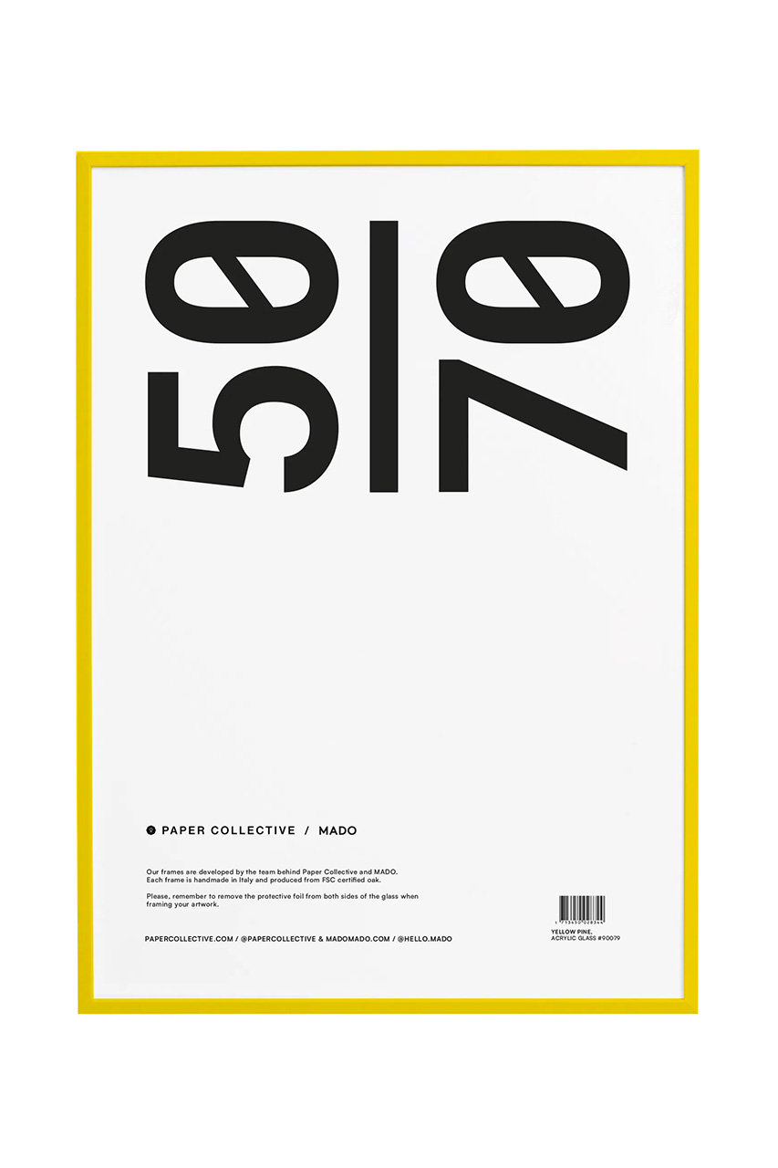 ペーパーコレクティブ/PAPER COLLECTIVEのフレーム 50×70cm【メーカー取り寄せ】(イエロー/90046)