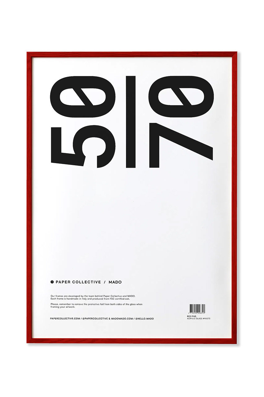 ペーパーコレクティブ/PAPER COLLECTIVEのフレーム 50×70cm【メーカー取り寄せ】(レッド/90046)