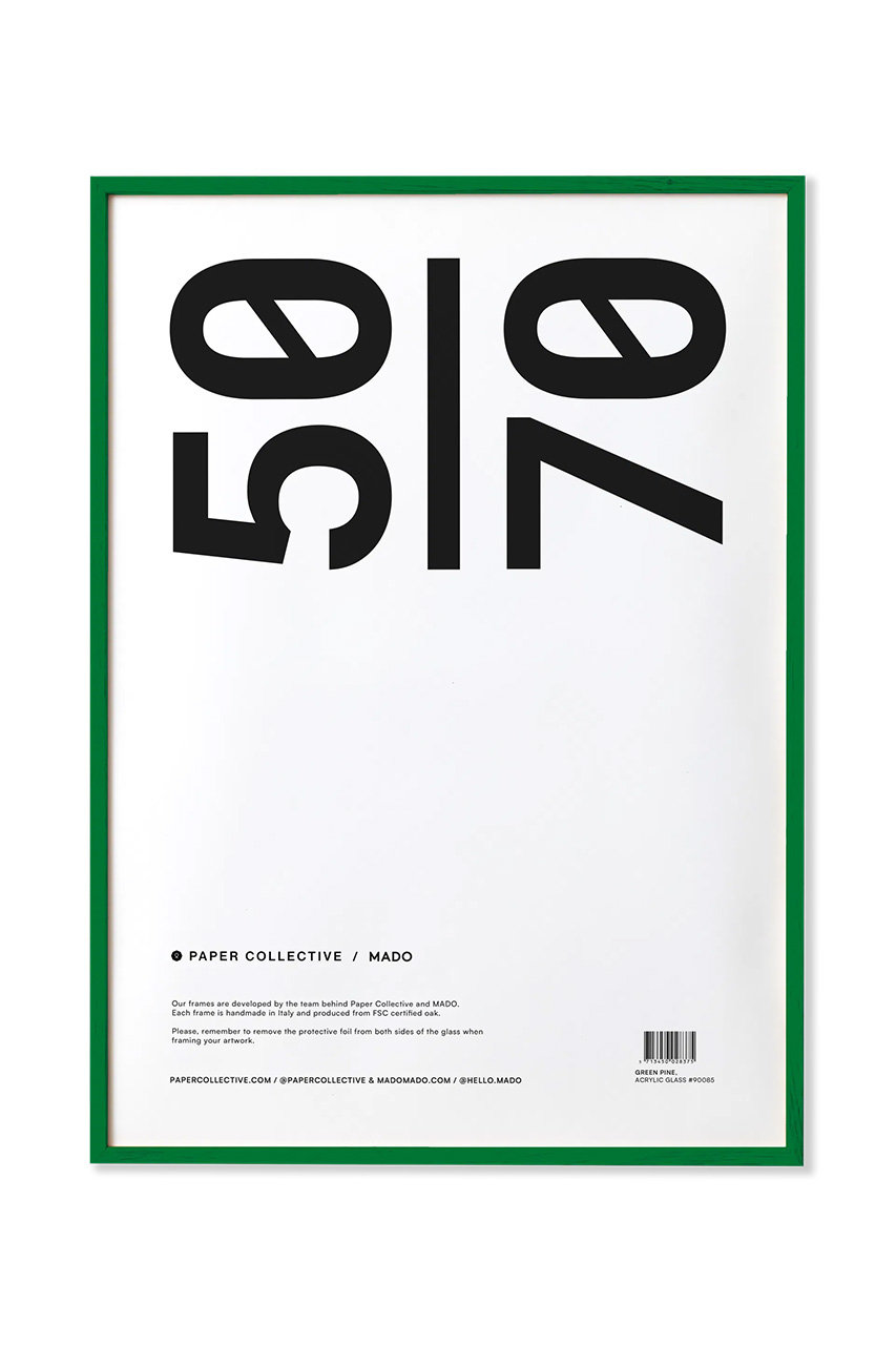 ペーパーコレクティブ/PAPER COLLECTIVEのフレーム 50×70cm【メーカー取り寄せ】(グリーン/90046)