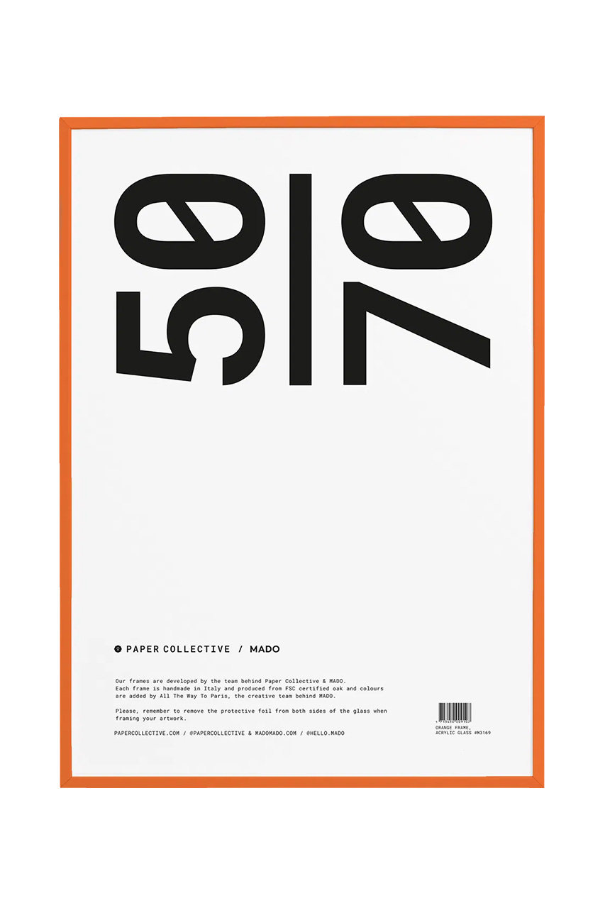 ペーパーコレクティブ/PAPER COLLECTIVEのフレーム 50×70cm【メーカー取り寄せ】(オレンジ/90046)