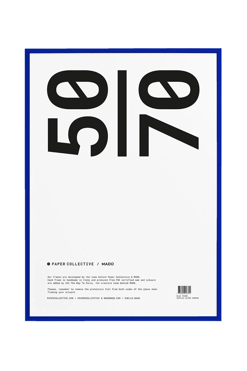 ペーパーコレクティブ/PAPER COLLECTIVEのフレーム 50×70cm【メーカー取り寄せ】(ブルー/90046)