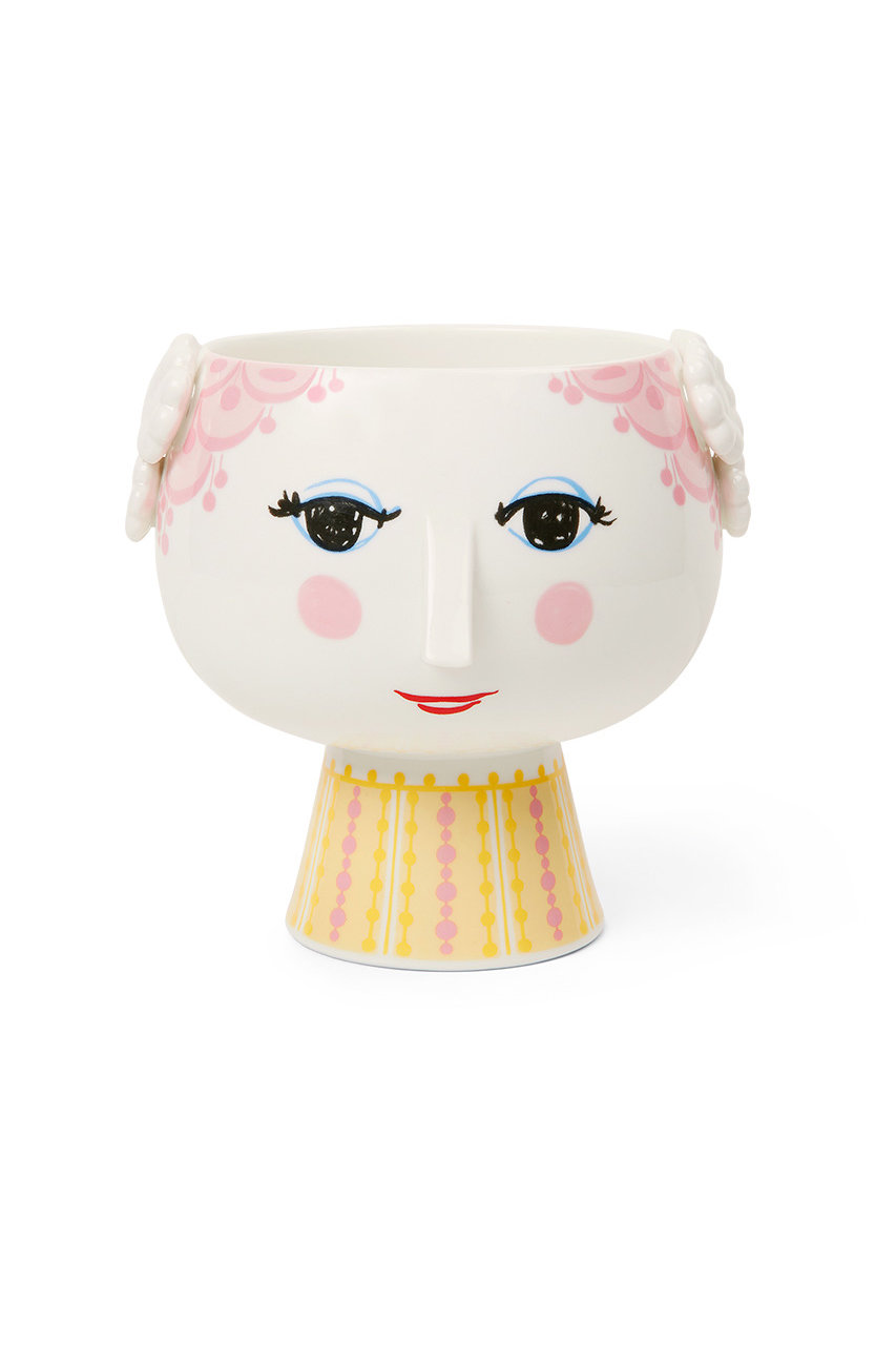 ビヨン・ヴィンブラッド/BJORN WIINBLADのエヴァ フラワーポット Φ15.5cm(ピンク/56535)