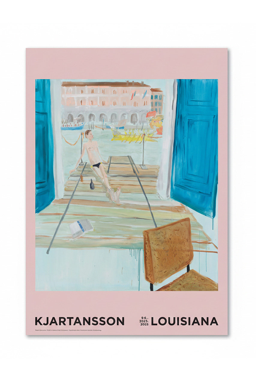 ルイジアナ近代美術館/LOUISIANA MUSEUM OF MODERN ARTの【ポスター】ラグナル・キャルタンソン／The End (pink)【メーカー取り寄せ】(-/111802)