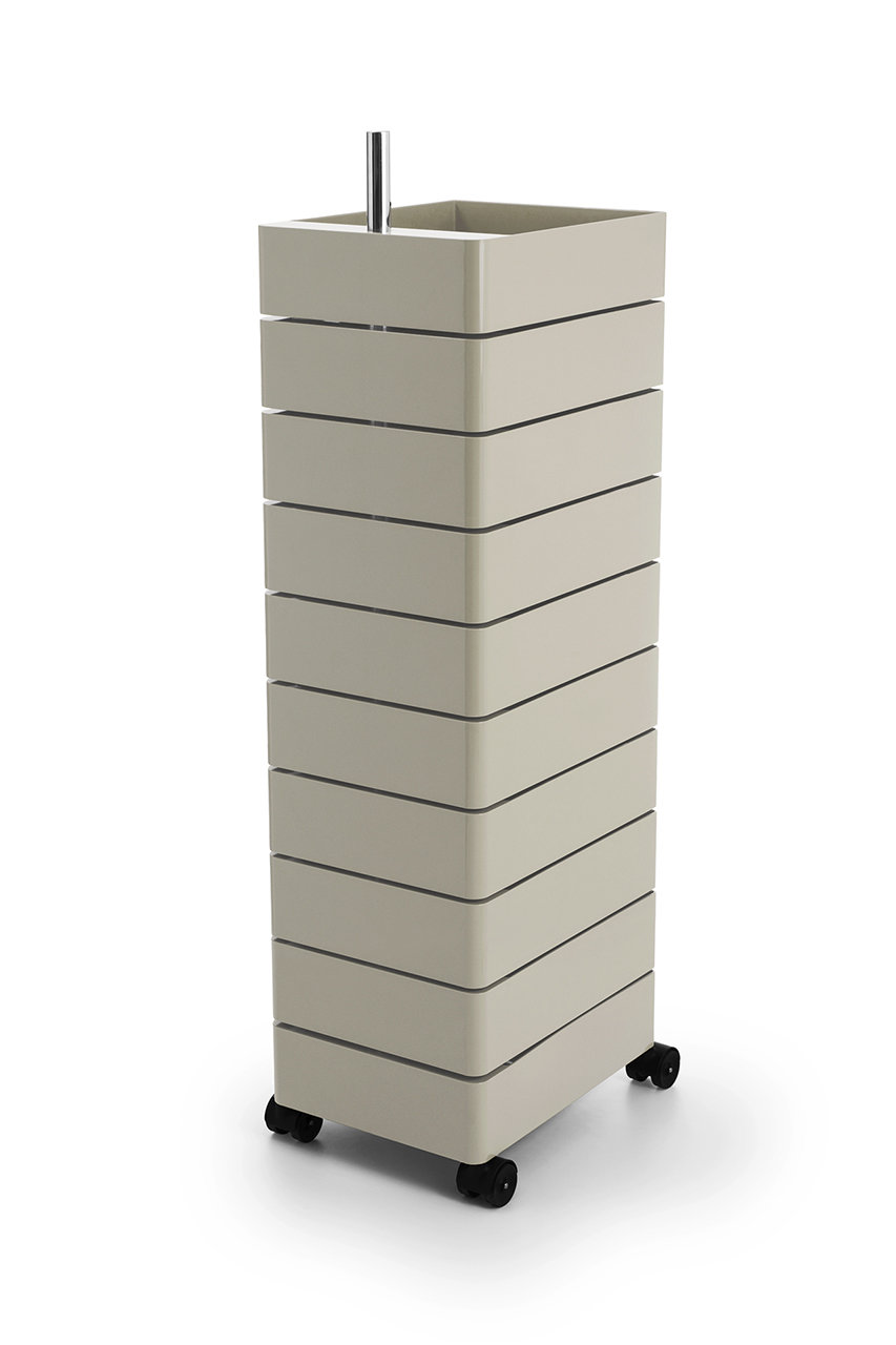 マジス/MAGISの360° コンテナ 10段【メーカー取り寄せ】(ライトグレイ/AC270)